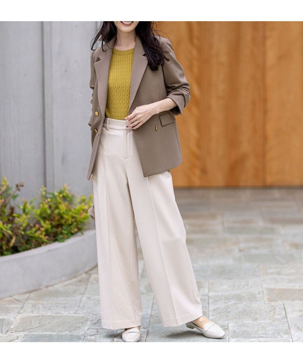 【エニィ スィス/any SiS】のビューティサーモ2WAYストレッチ ワイドパンツ インテリア・キッズ・メンズ・レディースファッション・服の通販 founy(ファニー) 　ファッション　Fashion　レディースファッション　Fashion for Women　パンツ　Pants & Trousers　シューズ　Shoes, Footwear　ショート　Short, Short Length　ジャケット　Jacket, Outerwear　ストレッチ　Stretch, Stretchy Fabric　セットアップ　Set-Up, Coordinated Outfit　センター　Center, Center Line　チェック　Check, Plaid, Tartan　パターン　Pattern, Design Print　フィット　Fit, Slim Fit　フラット　Flat, Flat Shoes　フレア　Flare, Flared　ポケット　Pocket, Pocket Detail　ワイド　Wide, Wide Fit　A/W・秋冬　Autumn/Winter　おすすめ　Recommended / Our Picks　エレガント 上品　Elegant　新作・新入荷　New Arrivals / New In　ビジネス 仕事 通勤　Business / Work / Commuting　アイボリー|ID: prp329100004874380 ipo3291000000036357338