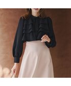 【組曲/KUMIKYOKU】の【KUMIKYOKU NAVY】コンフォータブルドレープ フリルブラウス 人気、トレンドファッション・服の通販 founy(ファニー) ファッション Fashion レディースファッション Fashion for Women トップス・カットソー Cut & Sew Tops シャツ・ブラウス・オフィスカジュアル Elegant Blouses & Button-Ups オケージョン Occasion Wear コレクション Collection, Seasonal Line ジャケット Jacket, Outerwear セットアップ Set-Up, Coordinated Outfit ドレス Dress, One-Piece 人気 Popular, Best Seller フォルム Silhouette, Form フォーマル Formal, Dressy フリル Frill, Ruffle フレア Flare, Flared A/W・秋冬 Autumn/Winter 2022年 2022 S/S・春夏 SS, Spring/Summer, Warm Season 2022-2023秋冬・A/W Autumn/Winter 2022–23 AW22–23 夏 Summer エレガント 上品 Elegant セレモニー Ceremony 入学式 Entrance Ceremony 卒業式 Graduation Ceremony 結婚式 Wedding thumbnail ネイビー系|ID: prp329100004877007 ipo3291000000036378503