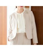 【エニィ スィス/any SiS】のセレモニーダブルクロス クルーカラー ジャケット 人気、トレンドファッション・服の通販 founy(ファニー) ファッション Fashion レディースファッション Fashion for Women アウター Coat / Outerwear Collection レディースジャケット・軽アウター Jackets ノーカラージャケット / シンプル上品コーデ Collarless Jackets ウォッシャブル Machine Washable オケージョン Occasion Wear 春 Spring コンパクト Compact, Small Size ジャケット Jacket, Outerwear ストレッチ Stretch, Stretchy Fabric スリット Slit, Slit Detail ダブル Double, Double-Breasted テーラード Tailored, Tailored Fit 定番 Standard, Basic Item 人気 Popular, Best Seller フェミニン Feminine, Girly ペプラム Peplum, Flared Hem ボレロ Bolero, Short Cardigan ポケット Pocket, Pocket Detail ワイド Wide, Wide Fit S/S・春夏 SS, Spring/Summer, Warm Season おすすめ Recommended / Our Picks 夏 Summer 新作・新入荷 New Arrivals / New In thumbnail ライトベージュ|ID: prp329100004877070 ipo3291000000036379566