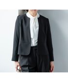 【エニィ スィス/any SiS】のセレモニーダブルクロス クルーカラー ジャケット 人気、トレンドファッション・服の通販 founy(ファニー) ファッション Fashion レディースファッション Fashion for Women アウター Coat / Outerwear Collection レディースジャケット・軽アウター Jackets ノーカラージャケット / シンプル上品コーデ Collarless Jackets ウォッシャブル Machine Washable オケージョン Occasion Wear 春 Spring コンパクト Compact, Small Size ジャケット Jacket, Outerwear ストレッチ Stretch, Stretchy Fabric スリット Slit, Slit Detail ダブル Double, Double-Breasted テーラード Tailored, Tailored Fit 定番 Standard, Basic Item 人気 Popular, Best Seller フェミニン Feminine, Girly ペプラム Peplum, Flared Hem ボレロ Bolero, Short Cardigan ポケット Pocket, Pocket Detail ワイド Wide, Wide Fit S/S・春夏 SS, Spring/Summer, Warm Season おすすめ Recommended / Our Picks 夏 Summer 新作・新入荷 New Arrivals / New In thumbnail ブラック|ID: prp329100004877070 ipo3291000000036379567