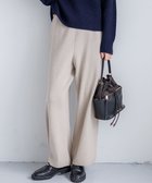 【23区/NIJYUSANKU】の【見上愛さん着用/LEE掲載/洗える】カシミヤブレンド ニット パンツ ベージュ系|ID: prp329100004877123 ipo3291000000036380067