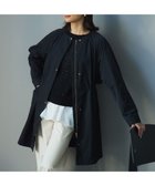 【23区/NIJYUSANKU】の【撥水加工】ライトツイル ノーカラーコート 人気、トレンドファッション・服の通販 founy(ファニー) ファッション Fashion レディースファッション Fashion for Women アウター Coat / Outerwear Collection コート・ロングコート・ピーコート Long Coats, Peacoats & More レディースジャケット・軽アウター Jackets インナー Innerwear 春 Spring ジャケット Jacket, Outerwear スカーフ Scarf, Neckwear ストール Stole, Wrap ツイル Twist, Twisted Detail ドット Polka Dot, Dot Pattern S/S・春夏 SS, Spring/Summer, Warm Season 夏 Summer 2025年 2025 2025春夏・S/S Spring/Summer 2025 SS25 thumbnail ネイビー系|ID: prp329100004877131 ipo3291000000036380151