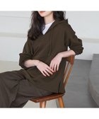 【23区/NIJYUSANKU】の【SLOW/一部店舗限定】ハイゲージテリー メキシカン パーカー ダークブラウン系|ID: prp329100004877132 ipo3291000000036380406