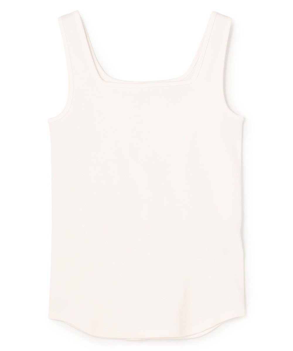 【アンフィーロ 自由区/UNFILO】のフライス スクエアタンク 人気、トレンドファッション・服の通販 founy(ファニー) 　ファッション　Fashion　レディースファッション　Fashion for Women　トップス・カットソー　Cut & Sew Tops　インナー　Innerwear　春　Spring　カッティング　Cutting Detail　カーディガン　Cardigan, Knitwear　抗菌　Antibacterial, Bacteria-Resistant　スクエア　Square, Square Shape　ストレッチ　Stretch, Stretchy Fabric　タンク　Tank Top, Sleeveless Top　デコルテ　Décolleté, Neckline　S/S・春夏　SS, Spring/Summer, Warm Season　再入荷　Restock / Back in Stock　夏　Summer　新作・新入荷　New Arrivals / New In　 other-1|ID: prp329100004877134 ipo3291000000036380412