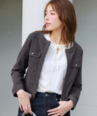 【ティアクラッセ/Tiaclasse】のノーカラーデニムジャケット 人気、トレンドファッション・服の通販 founy(ファニー) ファッション Fashion レディースファッション Fashion for Women アウター Coat / Outerwear Collection レディースジャケット・軽アウター Jackets デニムジャケット / カジュアルアウター Denim Jackets コンパクト Compact, Small Size ショート Short, Short Length シルバー Silver, Metallic Silver ジャケット Jacket, Outerwear デニム Denim, Jeans Material パール Pearl, Pearl Accent フリル Frill, Ruffle エレガント 上品 Elegant 夏 Summer S/S・春夏 SS, Spring/Summer, Warm Season A/W・秋冬 Autumn/Winter thumbnail グレー|ID: prp329100004877137 ipo3291000000036380428