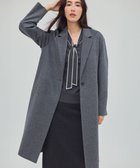 【23区/NIJYUSANKU】のウールカシミヤビーバー チェスター コート 人気、トレンドファッション・服の通販 founy(ファニー) ファッション Fashion レディースファッション Fashion for Women アウター Coat / Outerwear Collection コート・ロングコート・ピーコート Long Coats, Peacoats & More レディースジャケット・軽アウター Jackets チェスターコート・ロング丈アウター Chester Coats / Chesterfield Long Coats カッティング Cutting Detail シンプル Simple, Minimal ジャケット Jacket, Outerwear スタイリッシュ Stylish, Fashionable スタンド Stand Collar, Upright Stand ストール Stole, Wrap チェスター Chester, Chester Coat チェスターコート Chester Coat, Long Coat なめらか Smooth, Silky Texture マフラー Scarf, Muffler A/W・秋冬 Autumn/Winter 冬 Winter / This Winter エレガント 上品 Elegant 2025年 2025 2025-2026秋冬・A/W Autumn/Winter 2025–26 AW25–26 thumbnail グレー系|ID: prp329100004877138 ipo3291000000036380450