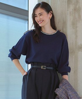 【アンフィーロ 自由区/UNFILO】のネックビジュー ニット 人気、トレンドファッション・服の通販 founy(ファニー) ファッション Fashion レディースファッション Fashion for Women トップス・カットソー Cut & Sew Tops ニット Knit Tops & Sweaters アクセサリー Fashion Accessories インナー Innerwear ウォッシャブル Machine Washable ジャケット Jacket, Outerwear ストレッチ Stretch, Stretchy Fabric ストーン Stone, Gem-Like セーター Sweater, Knitwear トリミング Trimming, Decorative Edge フィット Fit, Slim Fit A/W・秋冬 Autumn/Winter |ID:prp329100004877146