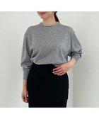 【アンフィーロ 自由区/UNFILO】のネックビジュー ニット 人気、トレンドファッション・服の通販 founy(ファニー) ファッション Fashion レディースファッション Fashion for Women トップス・カットソー Cut & Sew Tops ニット Knit Tops & Sweaters アクセサリー Fashion Accessories インナー Innerwear ウォッシャブル Machine Washable ジャケット Jacket, Outerwear ストレッチ Stretch, Stretchy Fabric ストーン Stone, Gem-Like セーター Sweater, Knitwear トリミング Trimming, Decorative Edge フィット Fit, Slim Fit A/W・秋冬 Autumn/Winter thumbnail グレー|ID: prp329100004877146 ipo3291000000036380549