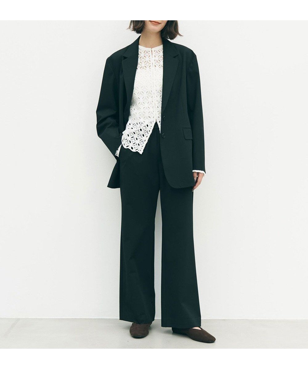 【アンフィーロ 自由区/UNFILO】の【セットアップ着用可/ウエストゴム】マイビューティ セミフレアパンツ 人気、トレンドファッション・服の通販 founy(ファニー) 　ファッション　Fashion　レディースファッション　Fashion for Women　セットアップ　Matching Sets　レディースパンツ・ボトムス　Pants & Trousers / Bottoms　春　Spring　ストレッチ　Stretch, Stretchy Fabric　セットアップ　Set-Up, Coordinated Outfit　ツイル　Twist, Twisted Detail　バランス　Balance, Style Balance　フレア　Flare, Flared　S/S・春夏　SS, Spring/Summer, Warm Season　夏　Summer　エレガント 上品　Elegant　ビジネス 仕事 通勤　Business / Work / Commuting　 other-1|ID: prp329100004877147 ipo3291000000036380559