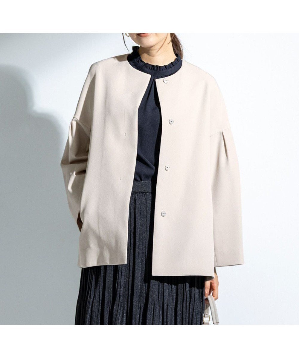 【エニィ スィス/any SiS】の【UVカット】セレモニードルマン ジャコット 人気、トレンドファッション・服の通販 founy(ファニー) 　ファッション　Fashion　レディースファッション　Fashion for Women　アウター　Coat / Outerwear Collection　コート・ロングコート・ピーコート　Long Coats, Peacoats & More　レディースジャケット・軽アウター　Jackets　インナー　Innerwear　春　Spring　ジャケット　Jacket, Outerwear　ストレッチ　Stretch, Stretchy Fabric　ミドル　Middle Length, Mid Height　S/S・春夏　SS, Spring/Summer, Warm Season　夏　Summer　エレガント 上品　Elegant　新作・新入荷　New Arrivals / New In　 other-1|ID: prp329100004877150 ipo3291000000036380578