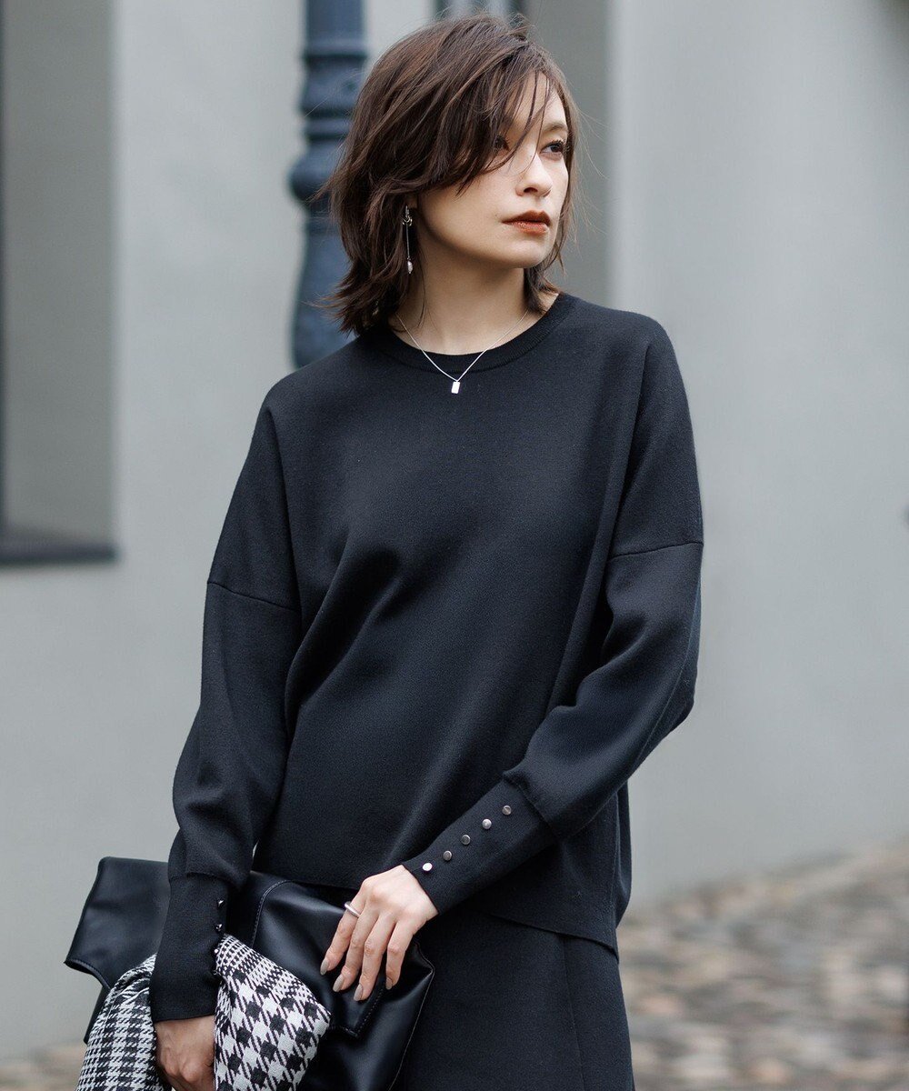 【アイシービー/iCB】の【洗える】 シルキーウールダブルフェイス ニットプルオーバー 人気、トレンドファッション・服の通販 founy(ファニー) 　ファッション　Fashion　レディースファッション　Fashion for Women　トップス・カットソー　Cut & Sew Tops　ニット　Knit Tops & Sweaters　カジュアルプルオーバー・ニットトップス　Pullovers & Knit Tops / Casual Pullovers　洗える　Machine Washable　コンパクト　Compact, Small Size　スタイリッシュ　Stylish, Fashionable　セーター　Sweater, Knitwear　ダウン　Down, Puffer　なめらか　Smooth, Silky Texture　フレア　Flare, Flared　ボトム　Bottoms, Lower Wear　メタル　Metal, Metal Parts　リラックス　Relax, Relaxed Fit　A/W・秋冬　Autumn/Winter　おすすめ　Recommended / Our Picks　2025年　2025　2025-2026秋冬・A/W　Autumn/Winter 2025–26 AW25–26　 other-1|ID: prp329100004877161 ipo3291000000036380688