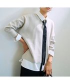 【アイシービー/iCB】の【洗える】 シルキーウールダブルフェイス ニットプルオーバー 人気、トレンドファッション・服の通販 founy(ファニー) ファッション Fashion レディースファッション Fashion for Women トップス・カットソー Cut & Sew Tops ニット Knit Tops & Sweaters カジュアルプルオーバー・ニットトップス Pullovers & Knit Tops / Casual Pullovers 洗える Machine Washable コンパクト Compact, Small Size スタイリッシュ Stylish, Fashionable セーター Sweater, Knitwear ダウン Down, Puffer なめらか Smooth, Silky Texture フレア Flare, Flared ボトム Bottoms, Lower Wear メタル Metal, Metal Parts リラックス Relax, Relaxed Fit A/W・秋冬 Autumn/Winter おすすめ Recommended / Our Picks 2025年 2025 2025-2026秋冬・A/W Autumn/Winter 2025–26 AW25–26 thumbnail トープ|ID: prp329100004877161 ipo3291000000036380691