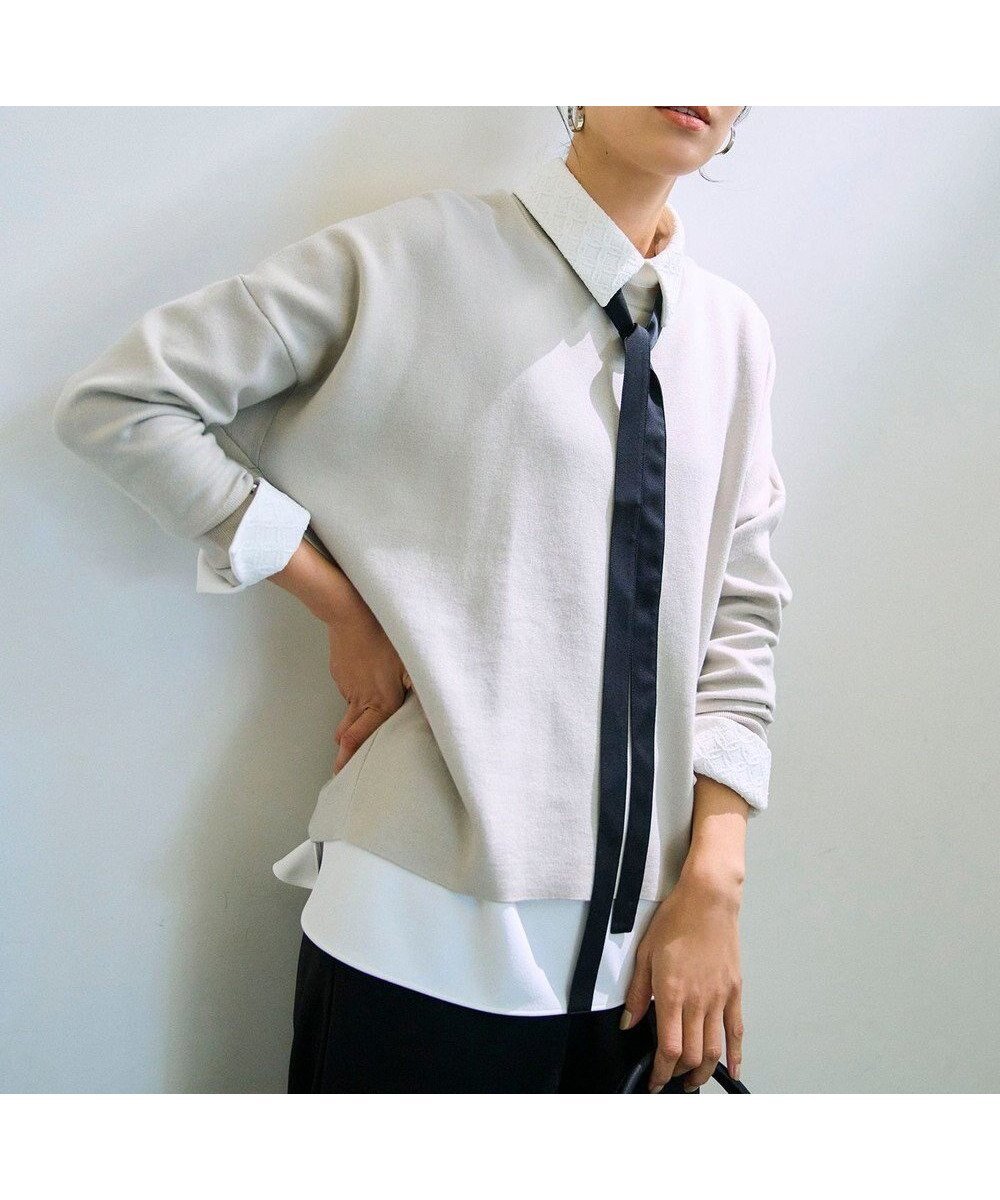 【アイシービー/iCB】の【洗える】 シルキーウールダブルフェイス ニットプルオーバー インテリア・キッズ・メンズ・レディースファッション・服の通販 founy(ファニー) 　ファッション　Fashion　レディースファッション　Fashion for Women　トップス・カットソー　Cut & Sew Tops　ニット　Knit Tops & Sweaters　カジュアルプルオーバー・ニットトップス　Pullovers & Knit Tops / Casual Pullovers　洗える　Machine Washable　コンパクト　Compact, Small Size　スタイリッシュ　Stylish, Fashionable　セーター　Sweater, Knitwear　ダウン　Down, Puffer　なめらか　Smooth, Silky Texture　フレア　Flare, Flared　ボトム　Bottoms, Lower Wear　メタル　Metal, Metal Parts　リラックス　Relax, Relaxed Fit　A/W・秋冬　Autumn/Winter　おすすめ　Recommended / Our Picks　2025年　2025　2025-2026秋冬・A/W　Autumn/Winter 2025–26 AW25–26　トープ|ID: prp329100004877161 ipo3291000000036380691