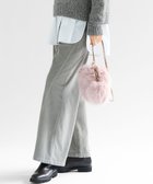 【23区/NIJYUSANKU】の【滝沢眞規子さん着用/洗える】コットン コーデュロイ ワイド パンツ ライトグレー系|ID: prp329100004877397 ipo3291000000036383644