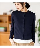 【エニィ スィス/any SiS】の【好印象ブライトニット】ラメライン カーディガン 人気、トレンドファッション・服の通販 founy(ファニー) ファッション Fashion レディースファッション Fashion for Women トップス・カットソー Cut & Sew Tops ニット Knit Tops & Sweaters カーディガン・羽織り Layered Style Cardigans おすすめ Recommended / Our Picks カーディガン Cardigan, Knitwear デニム Denim, Jeans Material レース Lace, Lace Fabric エレガント 上品 Elegant 夏 Summer 新作・新入荷 New Arrivals / New In 春 Spring S/S・春夏 SS, Spring/Summer, Warm Season thumbnail ネイビー|ID: prp329100004877408 ipo3291000000036383728