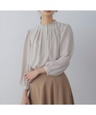 【組曲/KUMIKYOKU】のライトデシンフリル襟 ブラウス 人気、トレンドファッション・服の通販 founy(ファニー) ファッション Fashion レディースファッション Fashion for Women トップス・カットソー Cut & Sew Tops シャツ・ブラウス・オフィスカジュアル Elegant Blouses & Button-Ups インナー Innerwear ジャケット Jacket, Outerwear スキッパー Skipper, Open Collar ストライプ Stripe, Striped Pattern デニム Denim, Jeans Material パウダー Powder, Soft Tone フリル Frill, Ruffle フロント Front, Front Design プリント Print, Printed Pattern 無地 Plain, Solid Color A/W・秋冬 Autumn/Winter S/S・春夏 SS, Spring/Summer, Warm Season おすすめ Recommended / Our Picks 夏 Summer エレガント 上品 Elegant thumbnail ベージュ系1|ID: prp329100004877421 ipo3291000000036383810