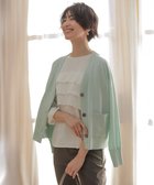 【ジェイ プレス/J.PRESS】の【洗える】Cotton Acetate ドルマンスリーブ カーディガン 人気、トレンドファッション・服の通販 founy(ファニー) ファッション Fashion レディースファッション Fashion for Women トップス・カットソー Cut & Sew Tops カーディガン・羽織り Layered Style Cardigans おすすめ Recommended / Our Picks カーディガン Cardigan, Knitwear コンパクト Compact, Small Size ドレープ Drape, Draping Fabric 夏 Summer 春 Spring S/S・春夏 SS, Spring/Summer, Warm Season 洗える Machine Washable thumbnail ミント系|ID: prp329100004877424 ipo3291000000036383822