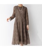 【23区/NIJYUSANKU】の【APPLAUDIR】Brocheリボンブーケレース ドレス 人気、トレンドファッション・服の通販 founy(ファニー) ファッション Fashion レディースファッション Fashion for Women ワンピース Dresses フォーマル・パーティードレス・結婚式用ドレス Elegant & Casual Dresses エレガント 上品 Elegant 春 Spring ケミカル Chemical, Chemical Wash コレクション Collection, Seasonal Line トレンド Trend, Trending Now ドレス Dress, One-Piece 手描き Hand-Drawn, Illustrated 手編み Hand-Knitted, Handmade Knit パーティ Party, Party Style フランス France, French モチーフ Motif, Design Theme リボン Ribbon, Bow レース Lace, Lace Fabric S/S・春夏 SS, Spring/Summer, Warm Season 夏 Summer 結婚式 Wedding 2026年 2026 thumbnail ブラウン系|ID: prp329100004877427 ipo3291000000036383850