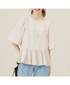 【エニィ スィス/any SiS】の【撥水・接触冷感・UVカット】コンフォートイージーペプラム ブラウス 人気、トレンドファッション・服の通販 founy(ファニー) ファッション Fashion レディースファッション Fashion for Women トップス・カットソー Cut & Sew Tops シャツ・ブラウス・オフィスカジュアル Elegant Blouses & Button-Ups イエロー Yellow オレンジ Orange 春 Spring 秋 Autumn コンビ Combo, Combination Style ストレッチ Stretch, Stretchy Fabric デニム Denim, Jeans Material バランス Balance, Style Balance ベーシック Basic, Essential ペプラム Peplum, Flared Hem ボトム Bottoms, Lower Wear モノトーン Monotone, Black and White ロング Long, Long-Length ワイド Wide, Wide Fit S/S・春夏 SS, Spring/Summer, Warm Season おすすめ Recommended / Our Picks 夏 Summer 新作・新入荷 New Arrivals / New In thumbnail アイボリー|ID: prp329100004877428 ipo3291000000036383854