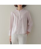 【ジェイ プレス/J.PRESS】の【WEB限定カラーあり】コンパクトエステネージュ スキッパー ブラウス 人気、トレンドファッション・服の通販 founy(ファニー) ファッション Fashion レディースファッション Fashion for Women トップス・カットソー Cut & Sew Tops シャツ・ブラウス・オフィスカジュアル Elegant Blouses & Button-Ups 春 Spring カフス Cuff Design ギンガム Gingham, Gingham Fabric クラシック Classic, Timeless Style スキッパー Skipper, Open Collar ストライプ Stripe, Striped Pattern バランス Balance, Style Balance ボックス Boxy, Box Shape S/S・春夏 SS, Spring/Summer, Warm Season 夏 Summer thumbnail ピンクストライプ系|ID: prp329100004877430 ipo3291000000036383863