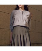 【ジェイ プレス/J.PRESS】の【WEB限定カラーあり】コンパクトエステネージュ スキッパー ブラウス ブラウンギンガム系|ID: prp329100004877430 ipo3291000000036435583