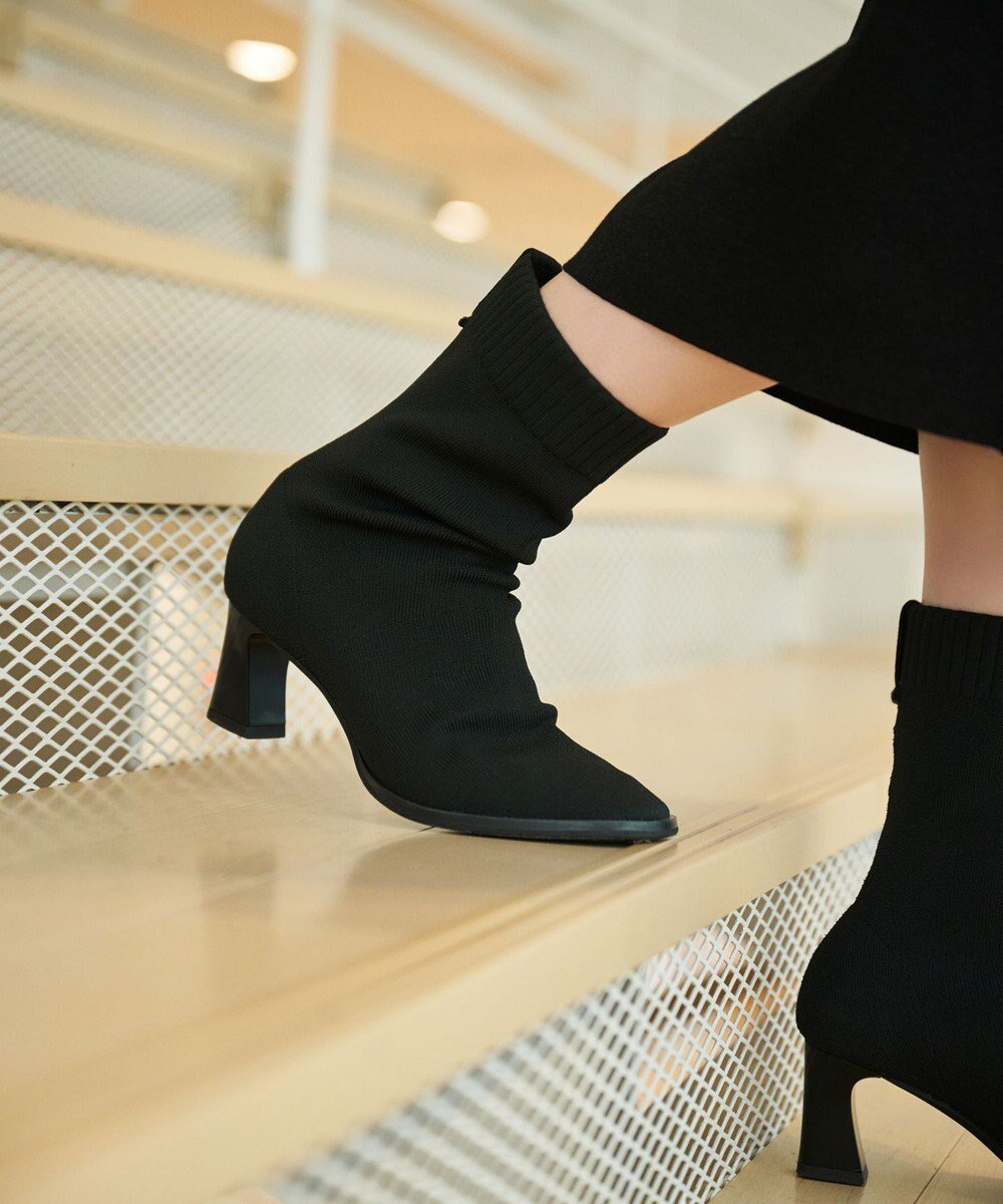 【ステッピ/steppi】の【洗える】撥水 ストレッチブーツ インテリア・キッズ・メンズ・レディースファッション・服の通販 founy(ファニー) 　ファッション　Fashion　レディースファッション　Fashion for Women　洗える　Machine Washable　クッション　Cushion, Throw Pillow　軽量　Lightweight, Ultra Light　シューズ　Shoes, Footwear　ストレッチ　Stretch, Stretchy Fabric　バランス　Balance, Style Balance　パターン　Pattern, Design Print　ベーシック　Basic, Essential　ランニング　Running, Running Wear, Activewear, Jogging　A/W・秋冬　Autumn/Winter　ブラック|ID: prp329100004877435 ipo3291000000036383885