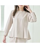 【エニー/ANY】の【ストレッチ/セットアップ可】イージーケアペプラムブラウス 人気、トレンドファッション・服の通販 founy(ファニー) ファッション Fashion レディースファッション Fashion for Women トップス・カットソー Cut & Sew Tops シャツ・ブラウス・オフィスカジュアル Elegant Blouses & Button-Ups セットアップ Matching Sets レディーストップス・ブラウス Tops & Blouses / Assorted Women's Tops 春 Spring 切替 Switching, Contrast Panel ストレッチ Stretch, Stretchy Fabric セットアップ Set-Up, Coordinated Outfit バランス Balance, Style Balance フレア Flare, Flared S/S・春夏 SS, Spring/Summer, Warm Season おすすめ Recommended / Our Picks 夏 Summer エレガント 上品 Elegant セレモニー Ceremony ビジネス 仕事 通勤 Business / Work / Commuting thumbnail ベージュ|ID: prp329100004877436 ipo3291000000036383888