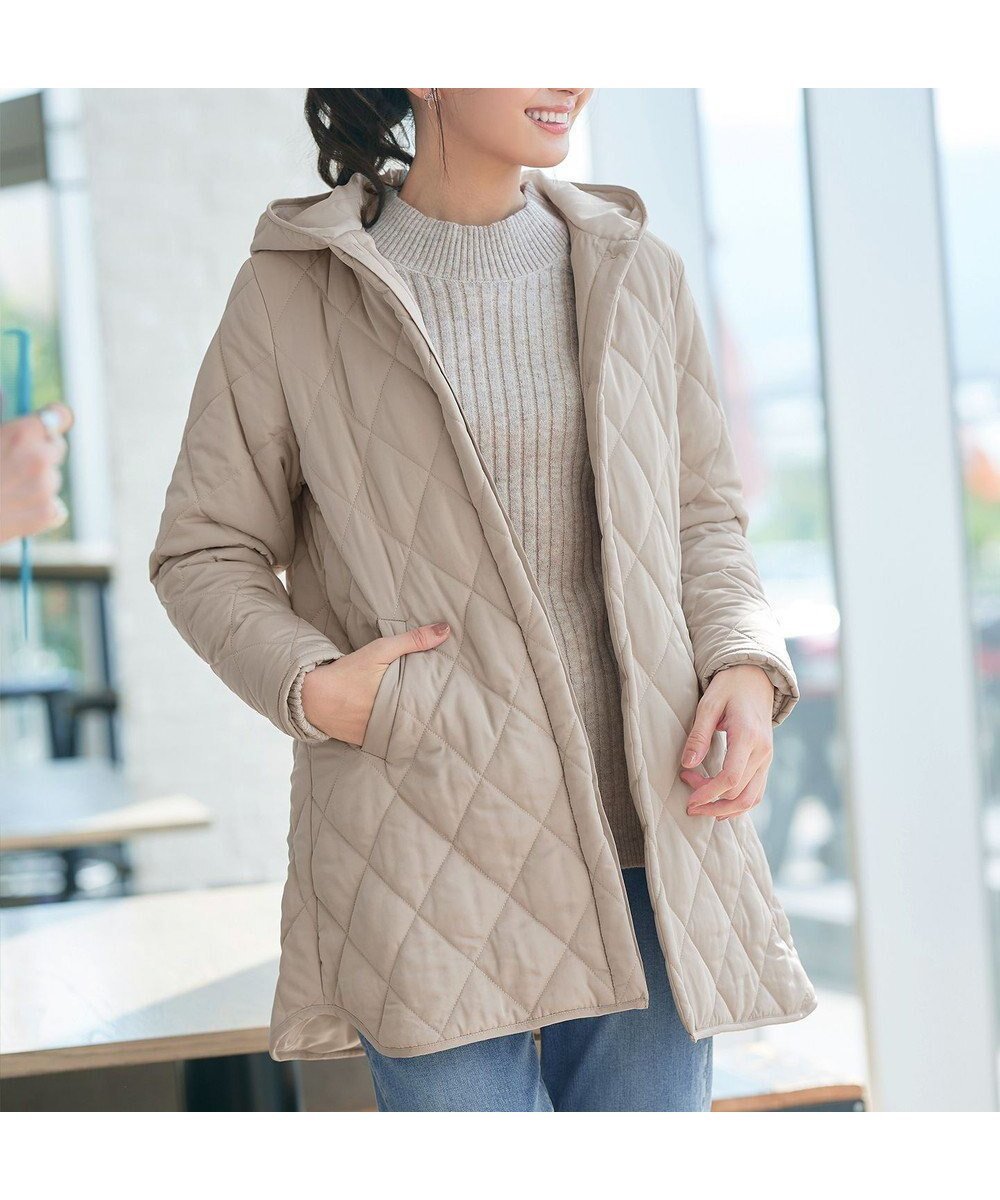 【ティアクラッセ/Tiaclasse】の【安田美沙子さん着用・新色追加】中綿キルティングコート インテリア・キッズ・メンズ・レディースファッション・服の通販 founy(ファニー) 　ファッション　Fashion　レディースファッション　Fashion for Women　アウター　Coat / Outerwear Collection　コート・ロングコート・ピーコート　Long Coats, Peacoats & More　レディースジャケット・軽アウター　Jackets　アクセサリー　Fashion Accessories　ウォッシャブル　Machine Washable　春　Spring　洗える　Machine Washable　秋　Autumn　キルティング　Quilted, Quilting　キルト　Quilt, Quilted Fabric　コンパクト　Compact, Small Size　シューズ　Shoes, Footwear　ジャケット　Jacket, Outerwear　タフタ　Taffeta, Structured Fabric　ダウン　Down, Puffer　トレンド　Trend, Trending Now　定番　Standard, Basic Item　長袖　Long Sleeve, Full Sleeve　ポケット　Pocket, Pocket Detail　ミドル　Middle Length, Mid Height　冬　Winter / This Winter　A/W・秋冬　Autumn/Winter　再入荷　Restock / Back in Stock　エレガント 上品　Elegant　新作・新入荷　New Arrivals / New In　モカベージュ|ID: prp329100004877882 ipo3291000000036388000
