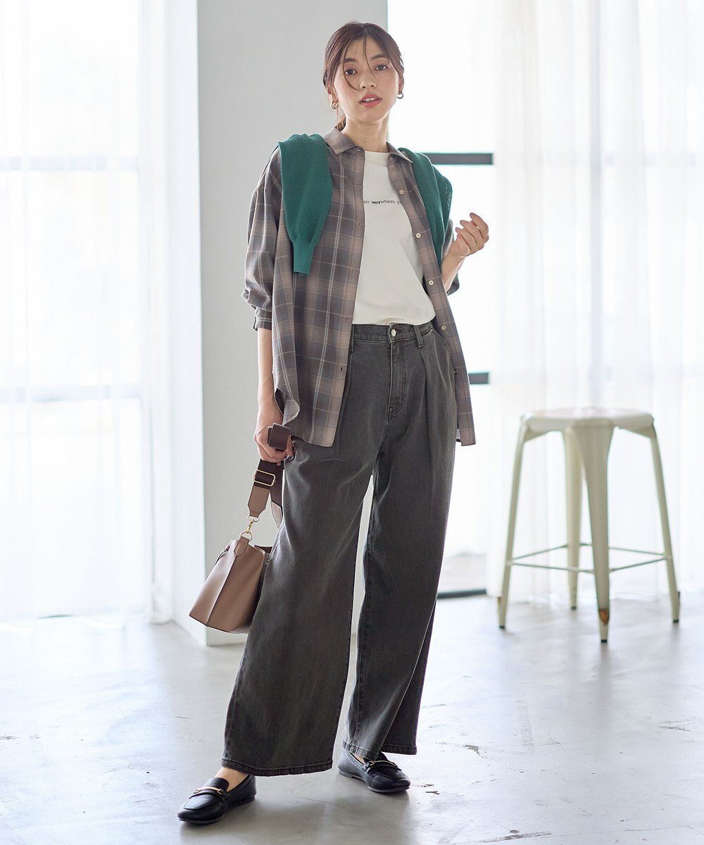 【エニー/ANY】の【ウエストゴム】タックワイドデニム 人気、トレンドファッション・服の通販 founy(ファニー) 　ファッション　Fashion　レディースファッション　Fashion for Women　パンツ　Pants & Trousers　デニムパンツ・ジーンズ・美脚デニム　Denim Jeans & Pants　ギャザー　Gathered, Ruffled　シューズ　Shoes, Footwear　ジャケット　Jacket, Outerwear　スニーカー　Sneakers, Trainers　スマホ　Smartphone, Mobile Device　デニム　Denim, Jeans Material　ボトム　Bottoms, Lower Wear　ポケット　Pocket, Pocket Detail　ワイド　Wide, Wide Fit　A/W・秋冬　Autumn/Winter　S/S・春夏　SS, Spring/Summer, Warm Season　再入荷　Restock / Back in Stock　夏　Summer　 other-1|ID: prp329100004877912 ipo3291000000036388253