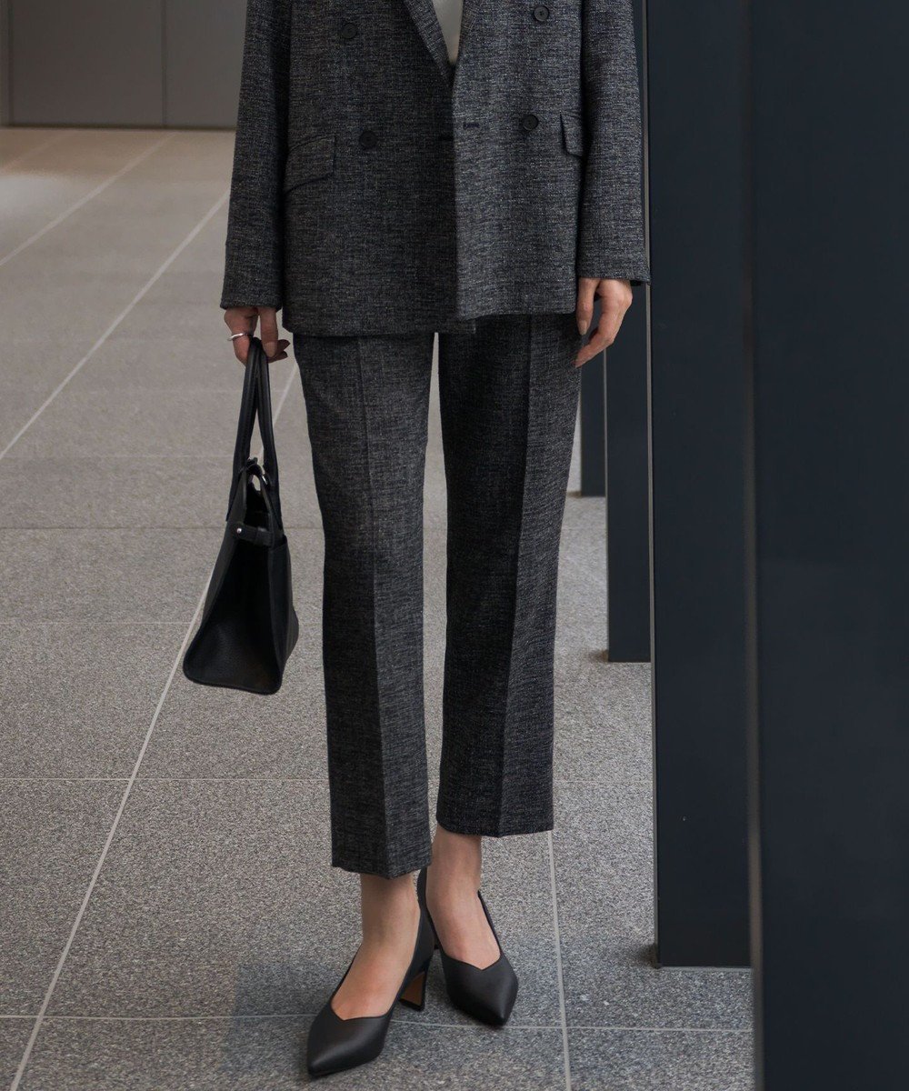 【アイシービー/iCB】のミックスブッチャー クロップドパンツ 人気、トレンドファッション・服の通販 founy(ファニー) 　ファッション　Fashion　レディースファッション　Fashion for Women　パンツ　Pants & Trousers　春　Spring　クロップド　Cropped, Short Length　シンプル　Simple, Minimal　ジャケット　Jacket, Outerwear　スタイリッシュ　Stylish, Fashionable　ストレッチ　Stretch, Stretchy Fabric　スマート　Smart, Elegant　セットアップ　Set-Up, Coordinated Outfit　センター　Center, Center Line　ミックス　Mix, Mixed Style　ワイド　Wide, Wide Fit　S/S・春夏　SS, Spring/Summer, Warm Season　おすすめ　Recommended / Our Picks　夏　Summer　2026年　2026　 other-1|ID: prp329100004879231 ipo3291000000036408116