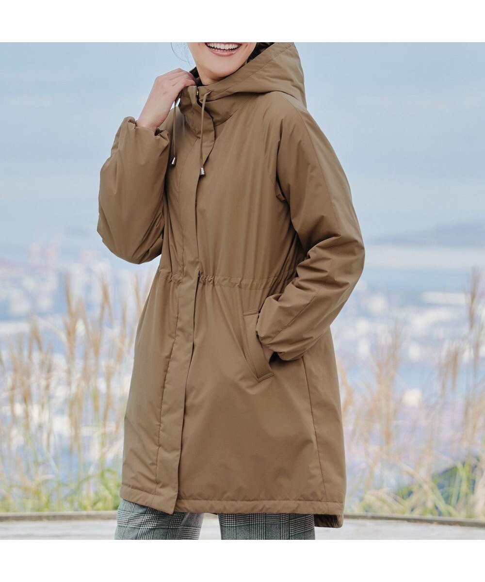 【ティアクラッセ/Tiaclasse】の【安田美沙子さん着用・新色追加】ウォーマル中綿フーデッドコート インテリア・キッズ・メンズ・レディースファッション・服の通販 founy(ファニー) 　ファッション　Fashion　レディースファッション　Fashion for Women　アウター　Coat / Outerwear Collection　コート・ロングコート・ピーコート　Long Coats, Peacoats & More　レディースジャケット・軽アウター　Jackets　アクセサリー　Fashion Accessories　ウォッシャブル　Machine Washable　洗える　Machine Washable　秋　Autumn　シューズ　Shoes, Footwear　ジャケット　Jacket, Outerwear　ダウン　Down, Puffer　長袖　Long Sleeve, Full Sleeve　パーカー　Hoodie, Parka　ポケット　Pocket, Pocket Detail　モッズコート　Mods Coat, Military Parka　冬　Winter / This Winter　A/W・秋冬　Autumn/Winter　再入荷　Restock / Back in Stock　新作・新入荷　New Arrivals / New In　キャメル|ID: prp329100004879244 ipo3291000000036408233