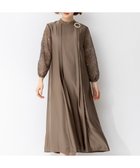 【23区/NIJYUSANKU】の【APPLAUDIR】ノーブルサテン リボンブーケレースコンビ ドレス 人気、トレンドファッション・服の通販 founy(ファニー) ファッション Fashion レディースファッション Fashion for Women ワンピース Dresses フォーマル・パーティードレス・結婚式用ドレス Elegant & Casual Dresses エレガント 上品 Elegant 春 Spring コンビ Combo, Combination Style サテン Satin, Glossy Fabric シルク Silk, 100% Silk ストレッチ Stretch, Stretchy Fabric とろみ Fluid, Flowy Fabric チェーン Chain, Chain Strap ドレス Dress, One-Piece 手編み Hand-Knitted, Handmade Knit 人気 Popular, Best Seller パーティ Party, Party Style フロント Front, Front Design モチーフ Motif, Design Theme リボン Ribbon, Bow レース Lace, Lace Fabric S/S・春夏 SS, Spring/Summer, Warm Season 夏 Summer 結婚式 Wedding 2026年 2026 thumbnail ブラウン系|ID: prp329100004879255 ipo3291000000036408294