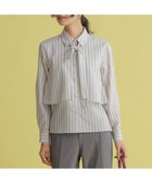 【組曲/KUMIKYOKU】のニューリヨセルシャーティングマルチWAY ブラウス 人気、トレンドファッション・服の通販 founy(ファニー) ファッション Fashion レディースファッション Fashion for Women トップス・カットソー Cut & Sew Tops シャツ・ブラウス・オフィスカジュアル Elegant Blouses & Button-Ups 春 Spring ギンガム Gingham, Gingham Fabric ストライプ Stripe, Striped Pattern 定番 Standard, Basic Item バランス Balance, Style Balance パール Pearl, Pearl Accent フレア Flare, Flared ベーシック Basic, Essential ボトム Bottoms, Lower Wear 羽織 Haori, Light Jacket 無地 Plain, Solid Color ヨーク Yoke, Yoke Design S/S・春夏 SS, Spring/Summer, Warm Season 夏 Summer thumbnail ベージュストライプ系1|ID: prp329100004879258 ipo3291000000036408317