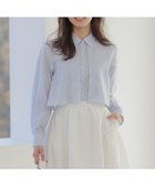 【組曲/KUMIKYOKU】のニューリヨセルシャーティングマルチWAY ブラウス 人気、トレンドファッション・服の通販 founy(ファニー) ファッション Fashion レディースファッション Fashion for Women トップス・カットソー Cut & Sew Tops シャツ・ブラウス・オフィスカジュアル Elegant Blouses & Button-Ups 春 Spring ギンガム Gingham, Gingham Fabric ストライプ Stripe, Striped Pattern 定番 Standard, Basic Item バランス Balance, Style Balance パール Pearl, Pearl Accent フレア Flare, Flared ベーシック Basic, Essential ボトム Bottoms, Lower Wear 羽織 Haori, Light Jacket 無地 Plain, Solid Color ヨーク Yoke, Yoke Design S/S・春夏 SS, Spring/Summer, Warm Season 夏 Summer thumbnail シャンブレーブルーストライプ系1|ID: prp329100004879258 ipo3291000000036408319