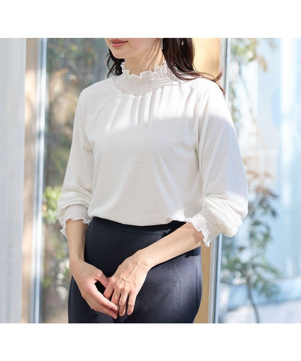 【エニー/ANY】のシャーリングデザインプルオーバー インテリア・キッズ・メンズ・レディースファッション・服の通販 founy(ファニー) ファッション Fashion レディースファッション Fashion for Women トップス・カットソー Cut & Sew Tops シャツ・ブラウス・オフィスカジュアル Elegant Blouses & Button-Ups ロングTシャツ・Tシャツ Longline T-Shirts & Tees カジュアルプルオーバー・ニットトップス Pullovers & Knit Tops / Casual Pullovers カットソー・ベーシックTシャツ Cut-and-Sewn Tops / Stretch Tees & Basics インナー Innerwear カットソー Cut and Sewn Top シアー Sheer, See-Through シャーリング Shirring, Ruched シンプル Simple, Minimal スウェット / スエット Sweatshirt, Sweatwear トレンド Trend, Trending Now ベーシック Basic, Essential エレガント 上品 Elegant 夏 Summer 春 Spring S/S・春夏 SS, Spring/Summer, Warm Season オフ|ID: prp329100004879261 ipo3291000000036408345