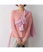 【23区/NIJYUSANKU】の【見上愛さん着用】シアーフライス レイヤード ロンTEE 人気、トレンドファッション・服の通販 founy(ファニー) ファッション Fashion レディースファッション Fashion for Women トップス・カットソー Cut & Sew Tops シャツ・ブラウス・オフィスカジュアル Elegant Blouses & Button-Ups ロングTシャツ・Tシャツ Longline T-Shirts & Tees カットソー・ベーシックTシャツ Cut-and-Sewn Tops / Stretch Tees & Basics イエロー Yellow インナー Innerwear 春 Spring カットソー Cut and Sewn Top カーディガン Cardigan, Knitwear コンパクト Compact, Small Size シアー Sheer, See-Through シンプル Simple, Minimal ジャケット Jacket, Outerwear トレンド Trend, Trending Now 長袖 Long Sleeve, Full Sleeve ベーシック Basic, Essential S/S・春夏 SS, Spring/Summer, Warm Season 夏 Summer エレガント 上品 Elegant 2026年 2026 thumbnail ピンク系|ID: prp329100004879264 ipo3291000000036408389