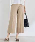【自由区/JIYU-KU】の【カタログ掲載・定番人気・新色追加】コットンサテンクロップド丈ワイドストレート パンツ 人気、トレンドファッション・服の通販 founy(ファニー) ファッション Fashion レディースファッション Fashion for Women パンツ Pants & Trousers クロップド Cropped, Short Length サテン Satin, Glossy Fabric ジャケット Jacket, Outerwear ストレッチ Stretch, Stretchy Fabric ストレート Straight, Straight Cut ワイド Wide, Wide Fit 人気 Popular, Best Seller ビジネス 仕事 通勤 Business / Work / Commuting 夏 Summer 定番 Standard, Basic Item 春 Spring S/S・春夏 SS, Spring/Summer, Warm Season thumbnail ベージュ|ID: prp329100004880071 ipo3291000000036416113