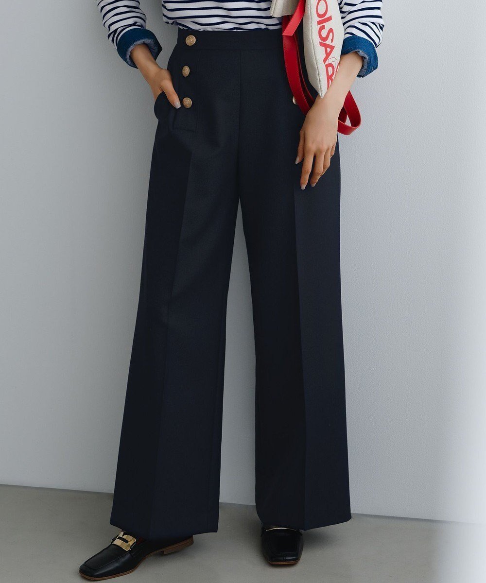 【23区/NIJYUSANKU】の【VERY・Oggi掲載】TWギャバジン ワイドパンツ 人気、トレンドファッション・服の通販 founy(ファニー) 　雑誌掲載アイテム　Magazine Picks & Fashion Features　ファッション雑誌　Fashion Magazines　ヴェリィ　VERY　オッジ　Oggi　ファッション　Fashion　レディースファッション　Fashion for Women　パンツ　Pants & Trousers　春　Spring　カーディガン　Cardigan, Knitwear　ギャザー　Gathered, Ruffled　3月号　March Issue　ジャケット　Jacket, Outerwear　スマート　Smart, Elegant　スーツ　Suit, Formalwear　センター　Center, Center Line　雑誌　Magazine, Fashion Magazine　ツイル　Twist, Twisted Detail　テーラード　Tailored, Tailored Fit　フォルム　Silhouette, Form　フロント　Front, Front Design　マニッシュ　Mannish, Boyish　ワイド　Wide, Wide Fit　S/S・春夏　SS, Spring/Summer, Warm Season　夏　Summer　エレガント 上品　Elegant　2026年　2026　 other-1|ID: prp329100004880076 ipo3291000000036416361