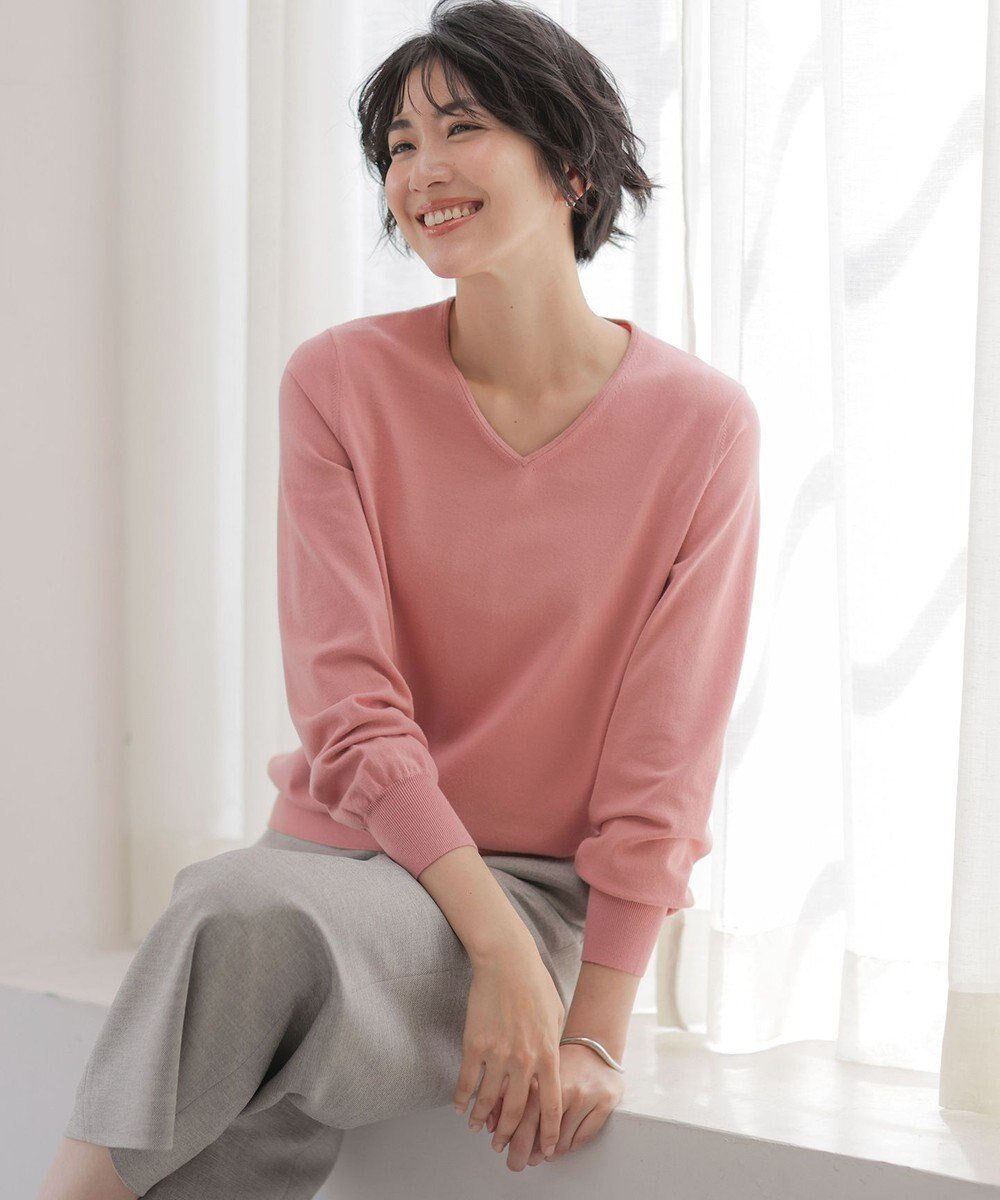 【ジェイ プレス/J.PRESS】の【人気のため新色追加】PRINCE Vネック ニット インテリア・キッズ・メンズ・レディースファッション・服の通販 founy(ファニー) 　ファッション　Fashion　レディースファッション　Fashion for Women　トップス・カットソー　Cut & Sew Tops　ニット　Knit Tops & Sweaters　Vネックトップス　V-Neck Tops / V-Cut Neckline Shirts　イエロー　Yellow　インナー　Innerwear　ストレッチ　Stretch, Stretchy Fabric　セーター　Sweater, Knitwear　定番　Standard, Basic Item　なめらか　Smooth, Silky Texture　人気　Popular, Best Seller　バランス　Balance, Style Balance　パイピング　Piping, Trim Design　フェミニン　Feminine, Girly　ベーシック　Basic, Essential　ラベンダー　Lavender　A/W・秋冬　Autumn/Winter　エレガント 上品　Elegant　ピンク系|ID: prp329100004880080 ipo3291000000036416437