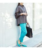 【自由区/JIYU-KU】の【カタログ掲載・定番人気・新色追加】コットンサテンテーパード パンツ 人気、トレンドファッション・服の通販 founy(ファニー) ファッション Fashion レディースファッション Fashion for Women パンツ Pants & Trousers サテン Satin, Glossy Fabric ジャケット Jacket, Outerwear ストレッチ Stretch, Stretchy Fabric センター Center, Center Line フィット Fit, Slim Fit 人気 Popular, Best Seller ビジネス 仕事 通勤 Business / Work / Commuting 夏 Summer 定番 Standard, Basic Item 春 Spring S/S・春夏 SS, Spring/Summer, Warm Season thumbnail [新色]ピーコックグリーン系|ID: prp329100004880082 ipo3291000000036416502