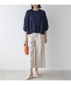 【組曲/KUMIKYOKU】の【ストレッチ・イージーケア】オシャクロス ガウチョパンツ 人気、トレンドファッション・服の通販 founy(ファニー) ファッション Fashion レディースファッション Fashion for Women パンツ Pants & Trousers ガウチョパンツ Gaucho Pants, Culottes クロップド Cropped, Short Length ジャケット Jacket, Outerwear ストレッチ Stretch, Stretchy Fabric スマート Smart, Elegant A/W・秋冬 Autumn/Winter S/S・春夏 SS, Spring/Summer, Warm Season おすすめ Recommended / Our Picks 夏 Summer エレガント 上品 Elegant thumbnail アイボリー系|ID: prp329100004880093 ipo3291000000036416805