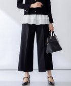 【組曲/KUMIKYOKU】の【ストレッチ・イージーケア】オシャクロス ガウチョパンツ 人気、トレンドファッション・服の通販 founy(ファニー) ファッション Fashion レディースファッション Fashion for Women パンツ Pants & Trousers ガウチョパンツ Gaucho Pants, Culottes クロップド Cropped, Short Length ジャケット Jacket, Outerwear ストレッチ Stretch, Stretchy Fabric スマート Smart, Elegant A/W・秋冬 Autumn/Winter S/S・春夏 SS, Spring/Summer, Warm Season おすすめ Recommended / Our Picks 夏 Summer エレガント 上品 Elegant thumbnail ブラック系|ID: prp329100004880093 ipo3291000000036416807