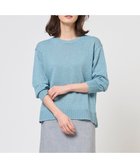 【ジェイ プレス/J.PRESS】のDRY COMFORT クルーネック ニット 人気、トレンドファッション・服の通販 founy(ファニー) ファッション Fashion レディースファッション Fashion for Women トップス・カットソー Cut & Sew Tops ニット Knit Tops & Sweaters スリット Slit, Slit Detail セーター Sweater, Knitwear リラックス Relax, Relaxed Fit エレガント 上品 Elegant 夏 Summer 春 Spring S/S・春夏 SS, Spring/Summer, Warm Season thumbnail アクア系|ID: prp329100004880096 ipo3291000000036416877