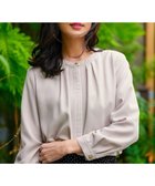 【エニィ スィス/any SiS】のフロントタックバイカラー ブラウス 人気、トレンドファッション・服の通販 founy(ファニー) ファッション Fashion レディースファッション Fashion for Women トップス・カットソー Cut & Sew Tops シャツ・ブラウス・オフィスカジュアル Elegant Blouses & Button-Ups おすすめ Recommended / Our Picks とろみ Fluid, Flowy Fabric カーディガン Cardigan, Knitwear ジャケット Jacket, Outerwear ジョーゼット Georgette, Semi-Sheer Fabric デニム Denim, Jeans Material ボトム Bottoms, Lower Wear ワイド Wide, Wide Fit エレガント 上品 Elegant 夏 Summer 新作・新入荷 New Arrivals / New In 春 Spring S/S・春夏 SS, Spring/Summer, Warm Season 楽ちん Easy Fit, Comfortable thumbnail グレージュ×アイボリー|ID: prp329100004880097 ipo3291000000036416891