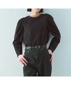 【アンフィーロ 自由区/UNFILO】のタックスリーブT 人気、トレンドファッション・服の通販 founy(ファニー) ファッション Fashion レディースファッション Fashion for Women トップス・カットソー Cut & Sew Tops シャツ・ブラウス・オフィスカジュアル Elegant Blouses & Button-Ups ロングTシャツ・Tシャツ Longline T-Shirts & Tees カットソー・ベーシックTシャツ Cut-and-Sewn Tops / Stretch Tees & Basics カットソー Cut and Sewn Top シンプル Simple, Minimal ストレッチ Stretch, Stretchy Fabric スリーブ Sleeve, Long Sleeve / Short Sleeve 夏 Summer 抗菌 Antibacterial, Bacteria-Resistant 春 Spring S/S・春夏 SS, Spring/Summer, Warm Season thumbnail ブラック|ID: prp329100004880099 ipo3291000000036416925