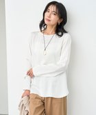 【アンフィーロ 自由区/UNFILO】のサテン レイヤードブラウス オフ|ID: prp329100004881054 ipo3291000000036432229