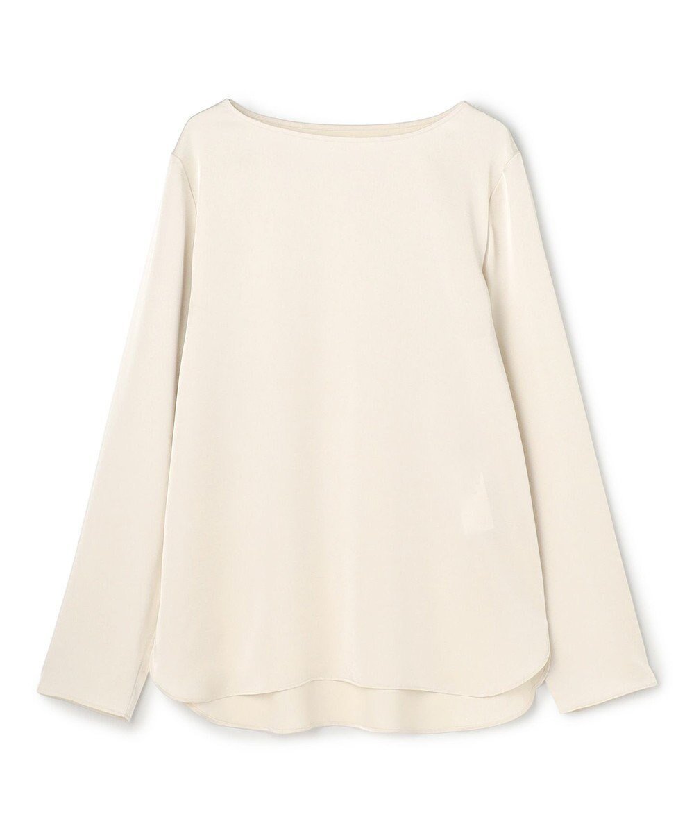 【アンフィーロ 自由区/UNFILO】のサテン レイヤードブラウス インテリア・キッズ・メンズ・レディースファッション・服の通販 founy(ファニー) 　ファッション　Fashion　レディースファッション　Fashion for Women　トップス・カットソー　Cut & Sew Tops　シャツ・ブラウス・オフィスカジュアル　Elegant Blouses & Button-Ups　インナー　Innerwear　サテン　Satin, Glossy Fabric　シンプル　Simple, Minimal　スウェット / スエット　Sweatshirt, Sweatwear　ストレッチ　Stretch, Stretchy Fabric　デコルテ　Décolleté, Neckline　バランス　Balance, Style Balance　ラウンド　Round, Round Neck　A/W・秋冬　Autumn/Winter　エレガント 上品　Elegant　新作・新入荷　New Arrivals / New In　エクリュ|ID: prp329100004881054 ipo3291000000036432230