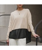 【アイシービー/iCB】のヴィスコースワイド シアーコンビプルオーバー 人気、トレンドファッション・服の通販 founy(ファニー) ファッション Fashion レディースファッション Fashion for Women トップス・カットソー Cut & Sew Tops ニット Knit Tops & Sweaters カジュアルプルオーバー・ニットトップス Pullovers & Knit Tops / Casual Pullovers インナー Innerwear 春 Spring シアー Sheer, See-Through シンプル Simple, Minimal ジャケット Jacket, Outerwear ストレッチ Stretch, Stretchy Fabric セーター Sweater, Knitwear フォルム Silhouette, Form S/S・春夏 SS, Spring/Summer, Warm Season 夏 Summer 2026年 2026 thumbnail トープ×ブラック|ID: prp329100004881069 ipo3291000000036432354