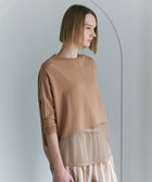 【アイシービー/iCB】のヴィスコースワイド シアーコンビプルオーバー 人気、トレンドファッション・服の通販 founy(ファニー) ファッション Fashion レディースファッション Fashion for Women トップス・カットソー Cut & Sew Tops ニット Knit Tops & Sweaters カジュアルプルオーバー・ニットトップス Pullovers & Knit Tops / Casual Pullovers インナー Innerwear 春 Spring シアー Sheer, See-Through シンプル Simple, Minimal ジャケット Jacket, Outerwear ストレッチ Stretch, Stretchy Fabric セーター Sweater, Knitwear フォルム Silhouette, Form S/S・春夏 SS, Spring/Summer, Warm Season 夏 Summer 2026年 2026 thumbnail アプリコットベージュ|ID: prp329100004881069 ipo3291000000036432356