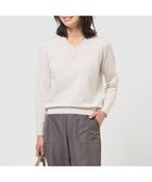 【ジェイ プレス/J.PRESS】の【着回し力抜群・オンオフ使える】HIGH GAUGE BASIC Vネック ニット ライトベージュ系|ID: prp329100004881072 ipo3291000000036432377